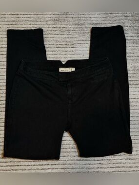 DKNY Womens Black Pants Size Large Stretch Casual Work Office